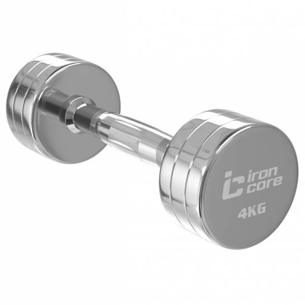 Гантельный ряд хромированный IRON CORE Standard 10 пар 1 - 10 кг IC1025 1-10