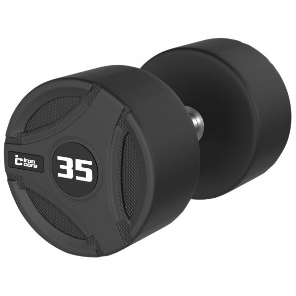 Гантельный ряд обрезиненный IRON CORE Nova 5 пар 27.5 - 37.5кг IC1012C 27.5-37.5