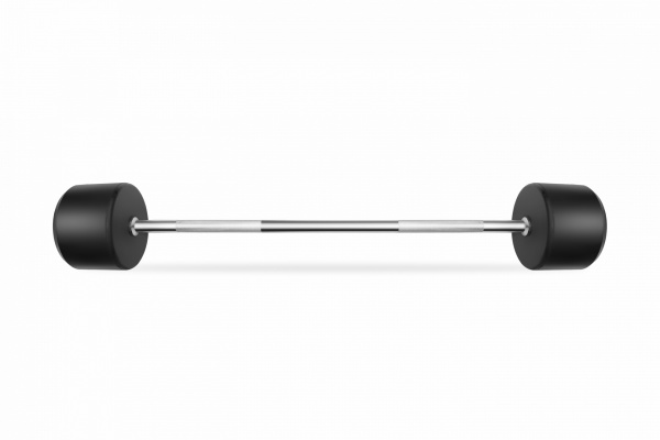 Штанга обрезиненная прямая Bronze Gym 55 кг BG-PA-BB-S55